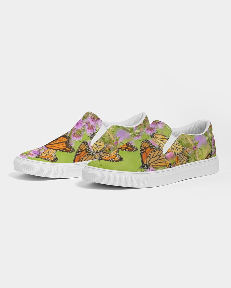 Butterfly Paradise Art Shoes Women's Slip-On Canvas Shoe