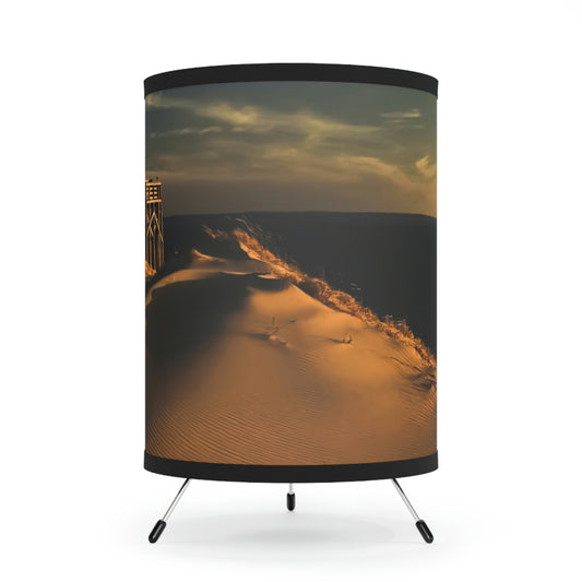 Sleeping Bear Lookout Tripod Art Lamp