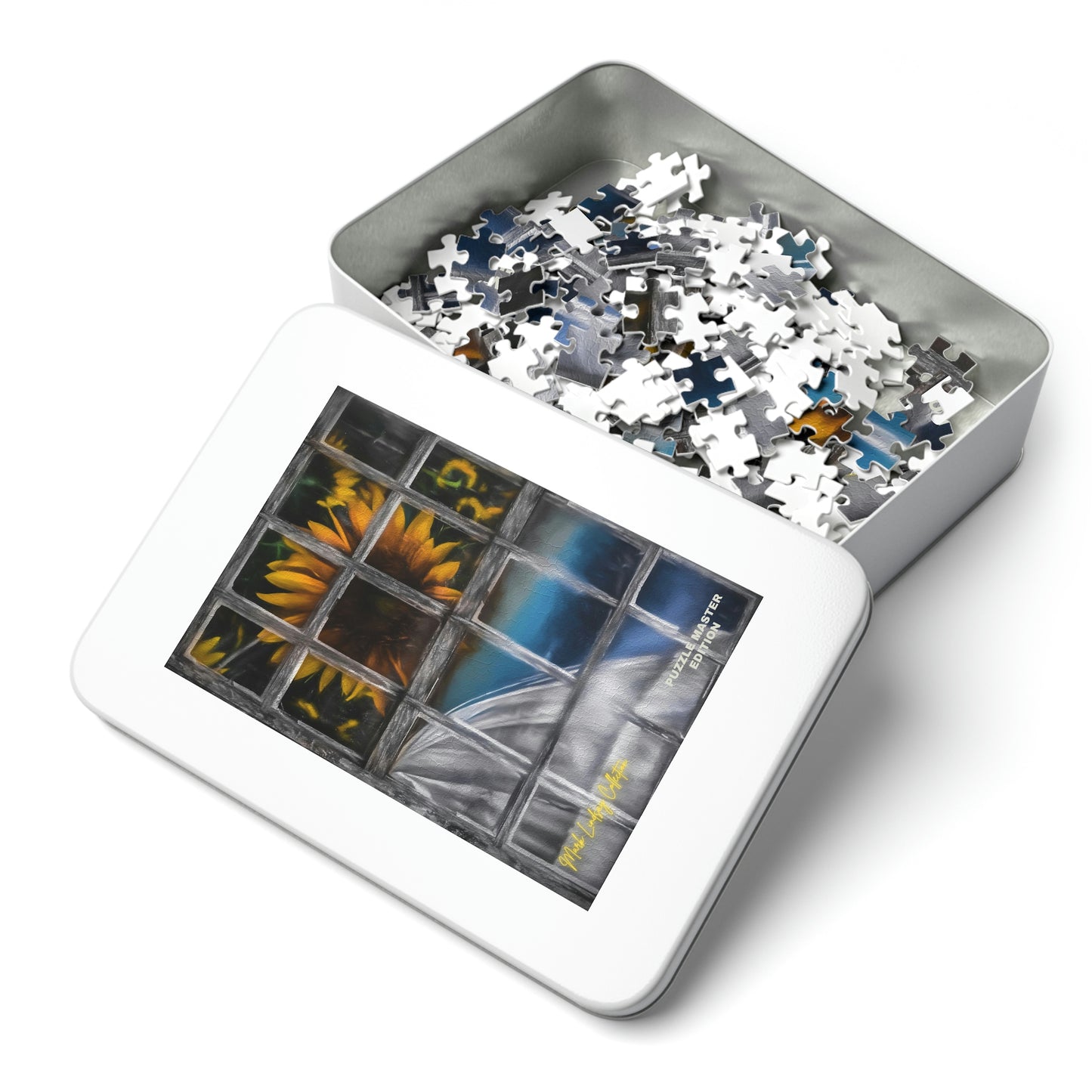 Sunflower Window Jigsaw Puzzle Master (252, 500,1000-Piece)
