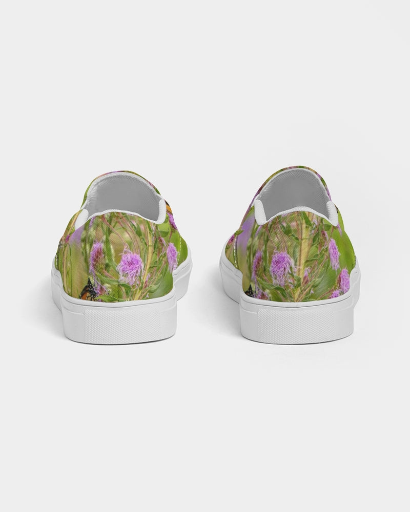 Butterfly Paradise Art Shoes Women's Slip-On Canvas Shoe
