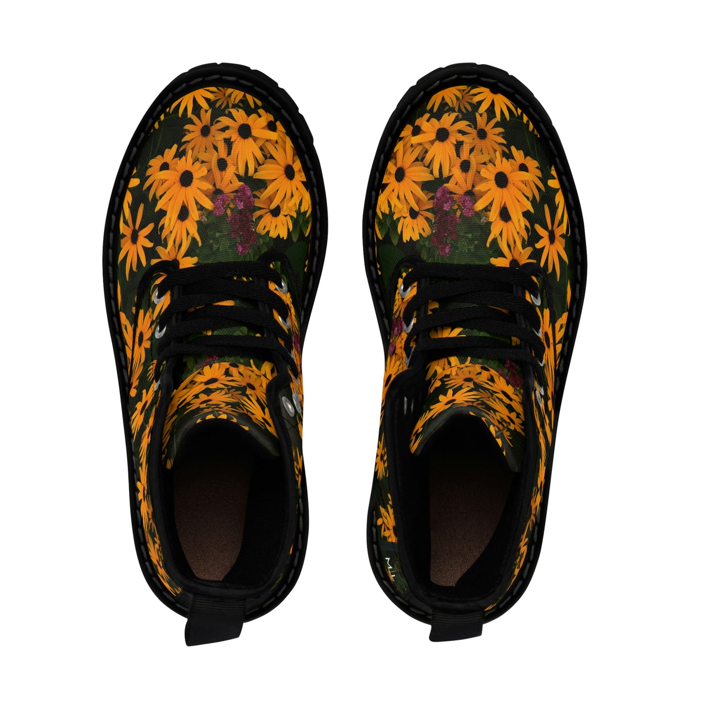 Spring Flowers Women's Canvas Art Boots