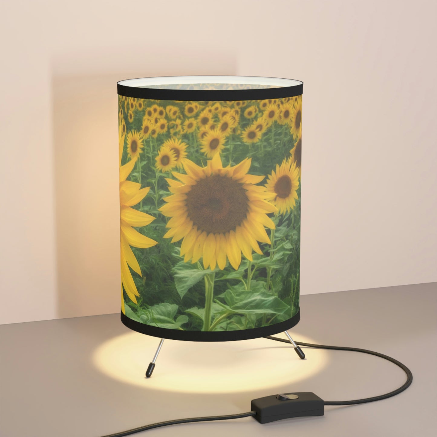 Field of Flower Tripod Art Lamp