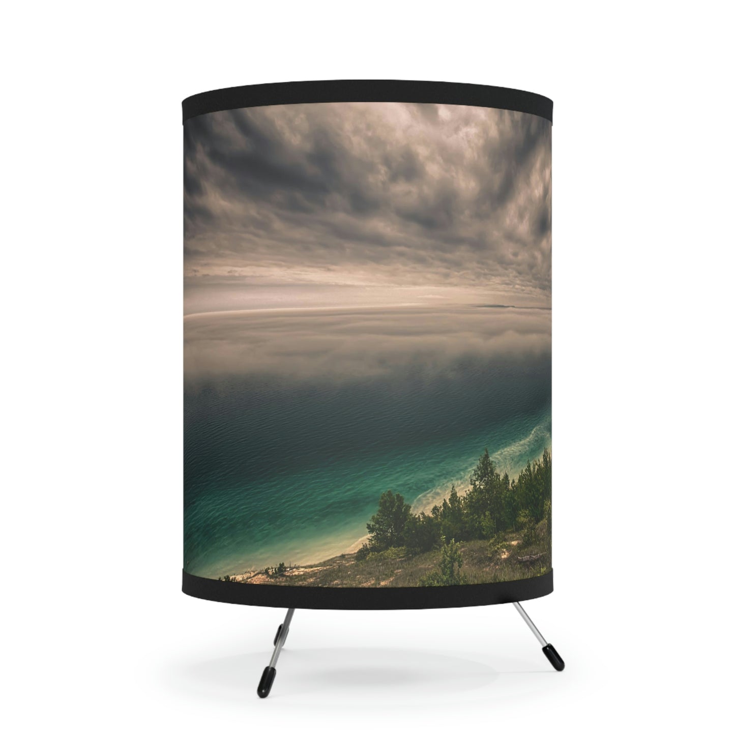 Moods of Sleeping Bear Tripod Art Lamp