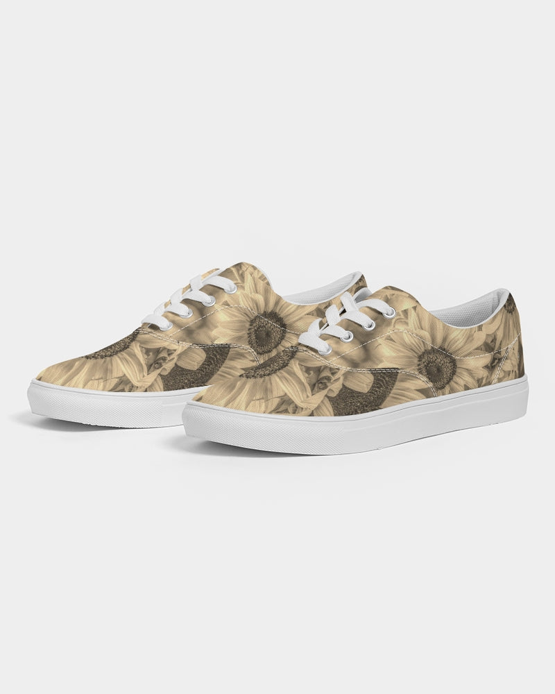 Sunflower Dreamy Bronze Lace Up Canvas Shoe