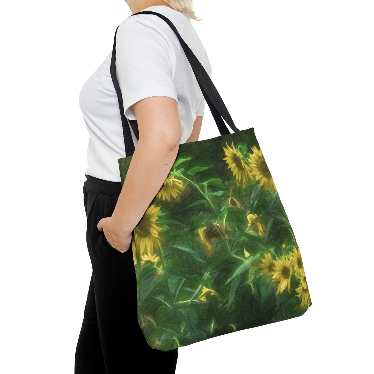Sunflower Family Art Tote
