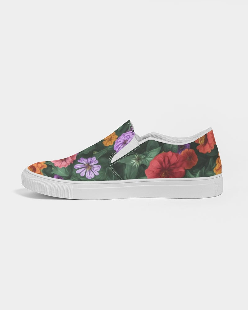 Flower Garden Gems Slip-On Canvas Shoe