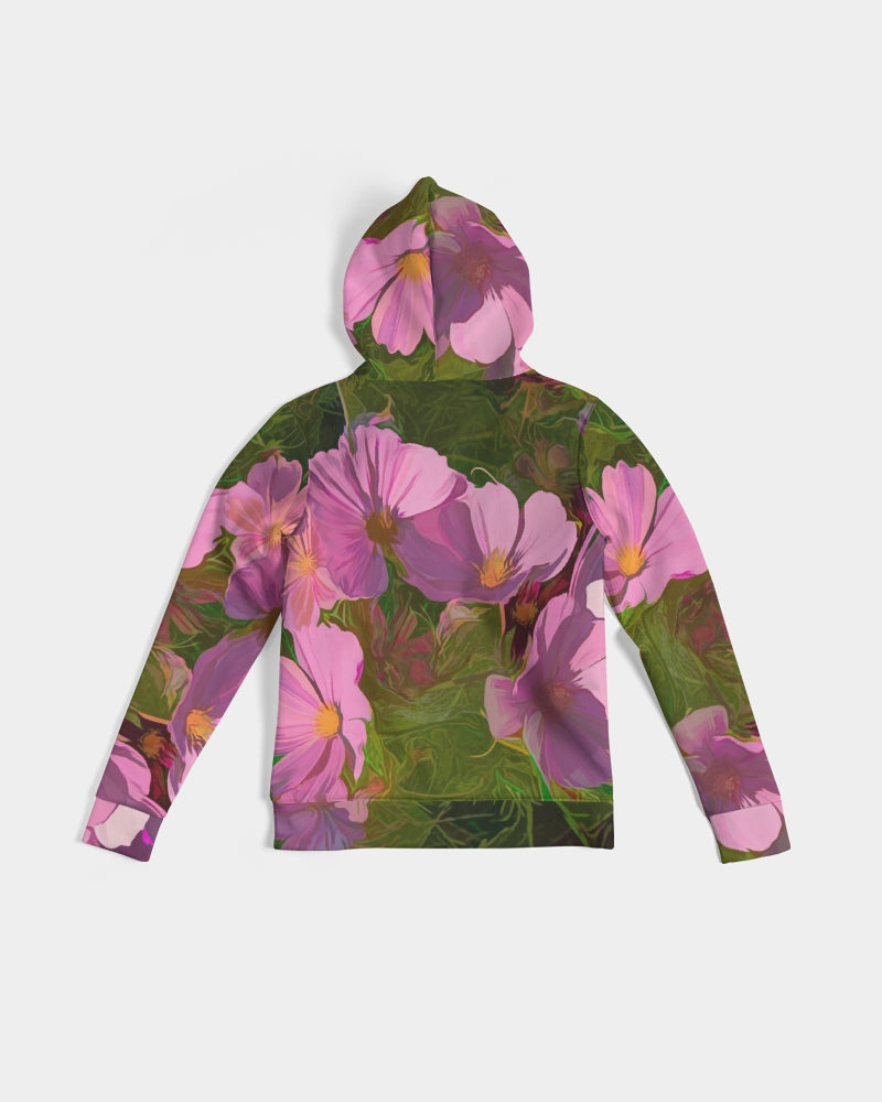 Chroma Pink Flower Women's Hoodie