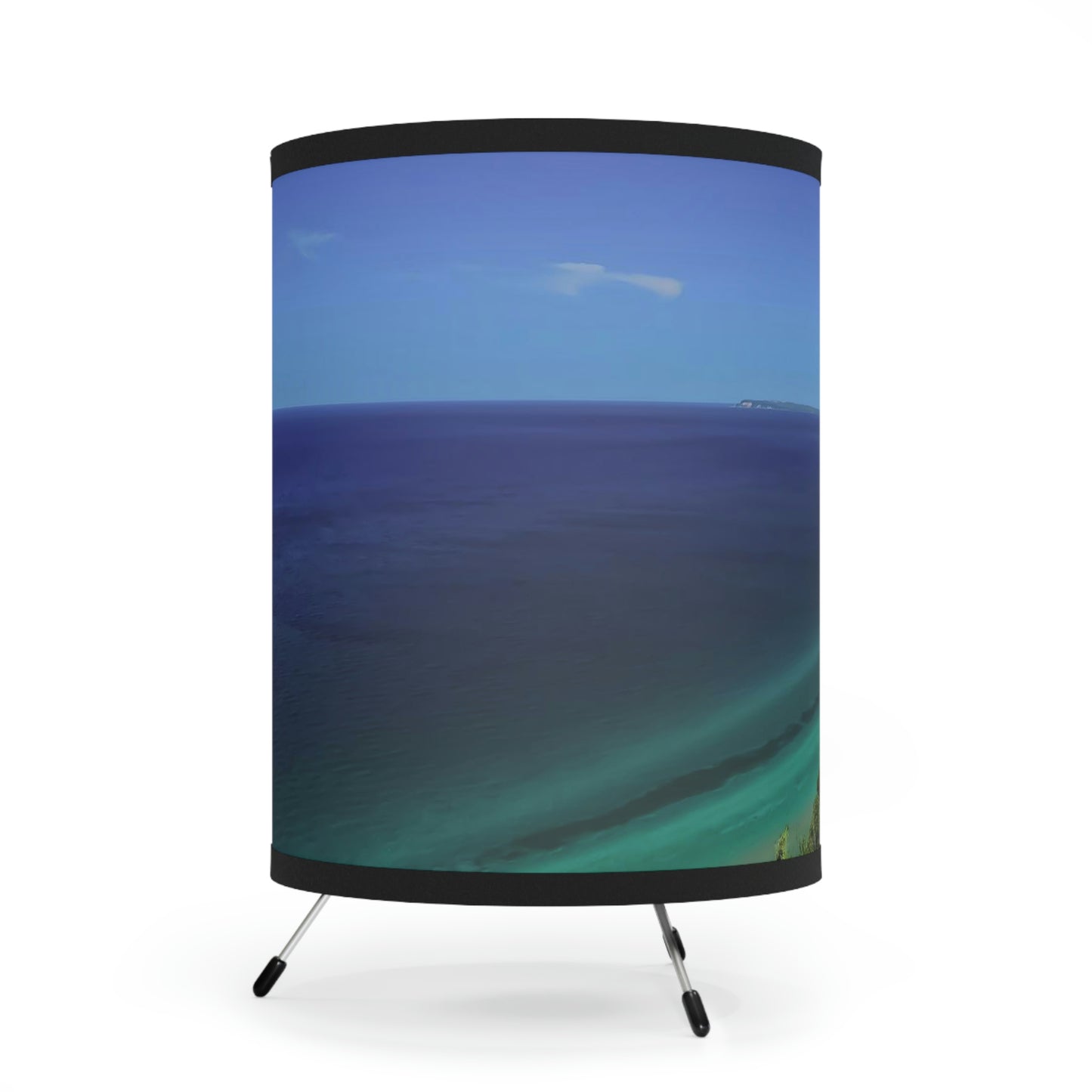 From Bluffs to Bear Tripod Art Lamp