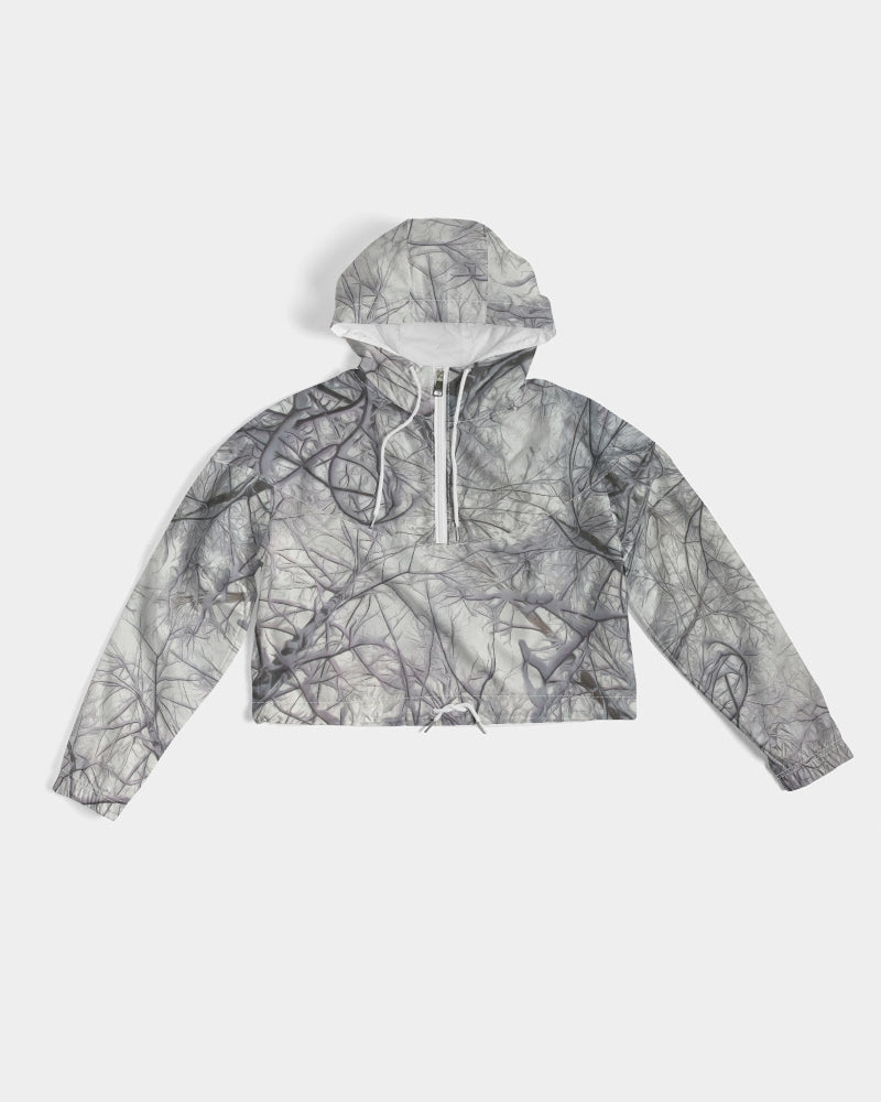 Winter's Silence Women's Cropped Windbreaker