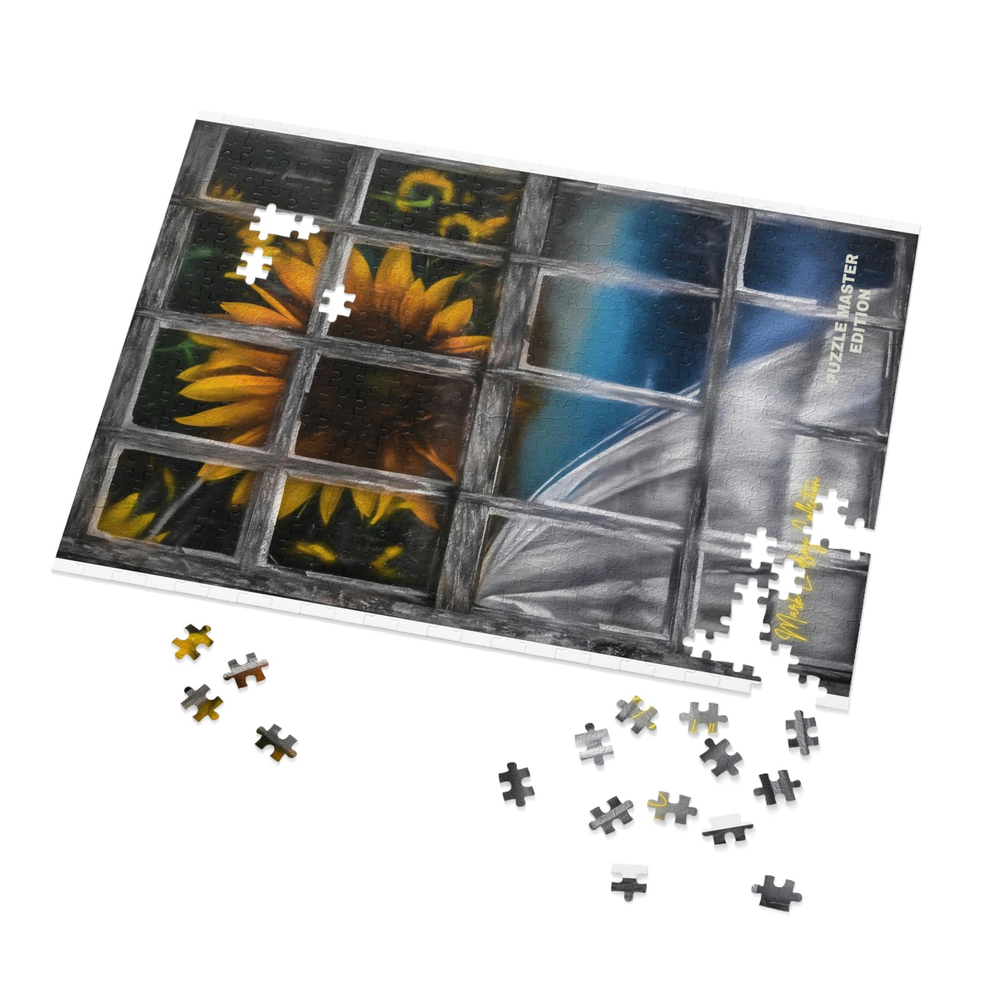 Sunflower Window Jigsaw Puzzle Master (252, 500,1000-Piece)