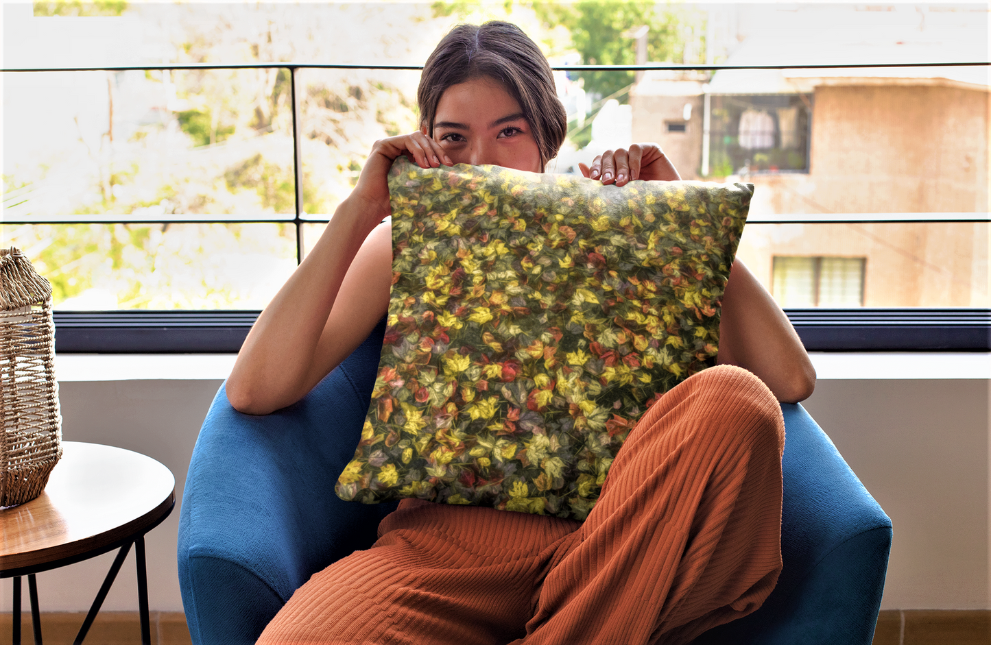 Van Gogh Leaves of Fall Premium Art Pillow