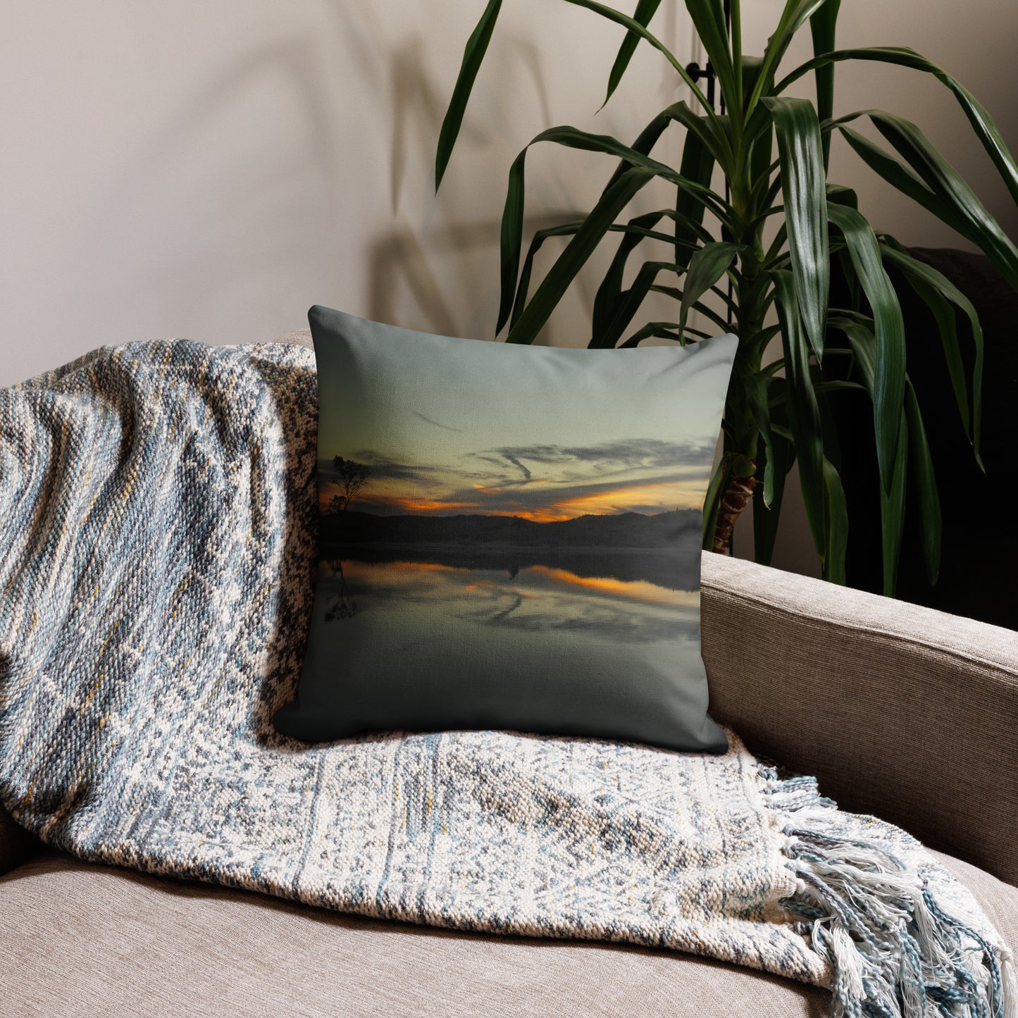 Moment of Reflection Premium Art Pillow
