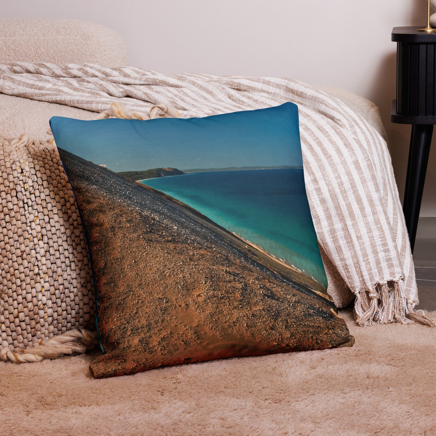 Sleeping Bear Premium Art Pillow