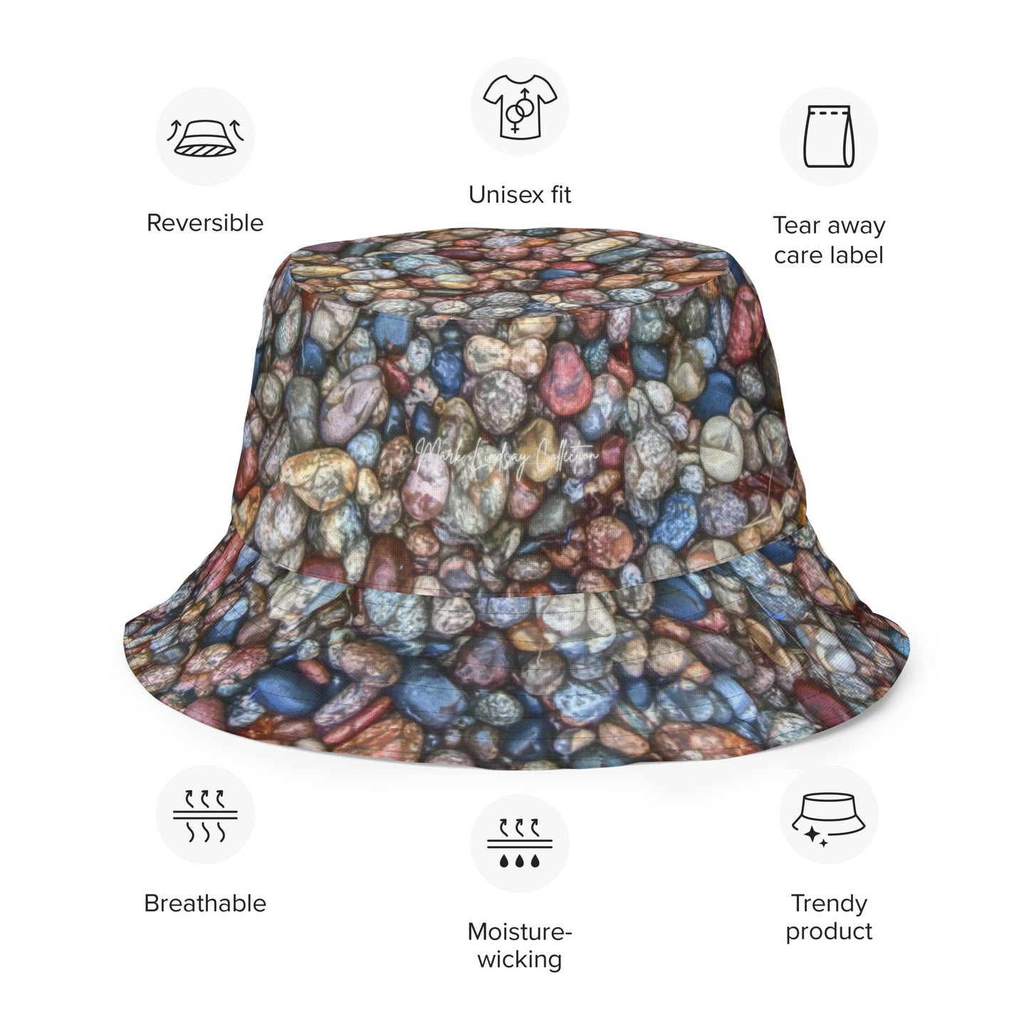 Beachcomber Reversible Bucket Art Hat
