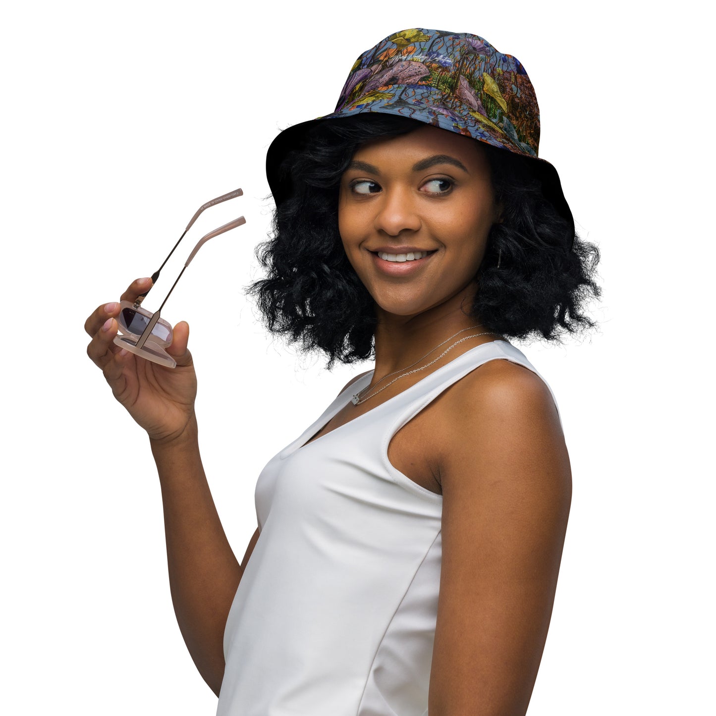 Magic Glass Reversible Bucket Art Hat