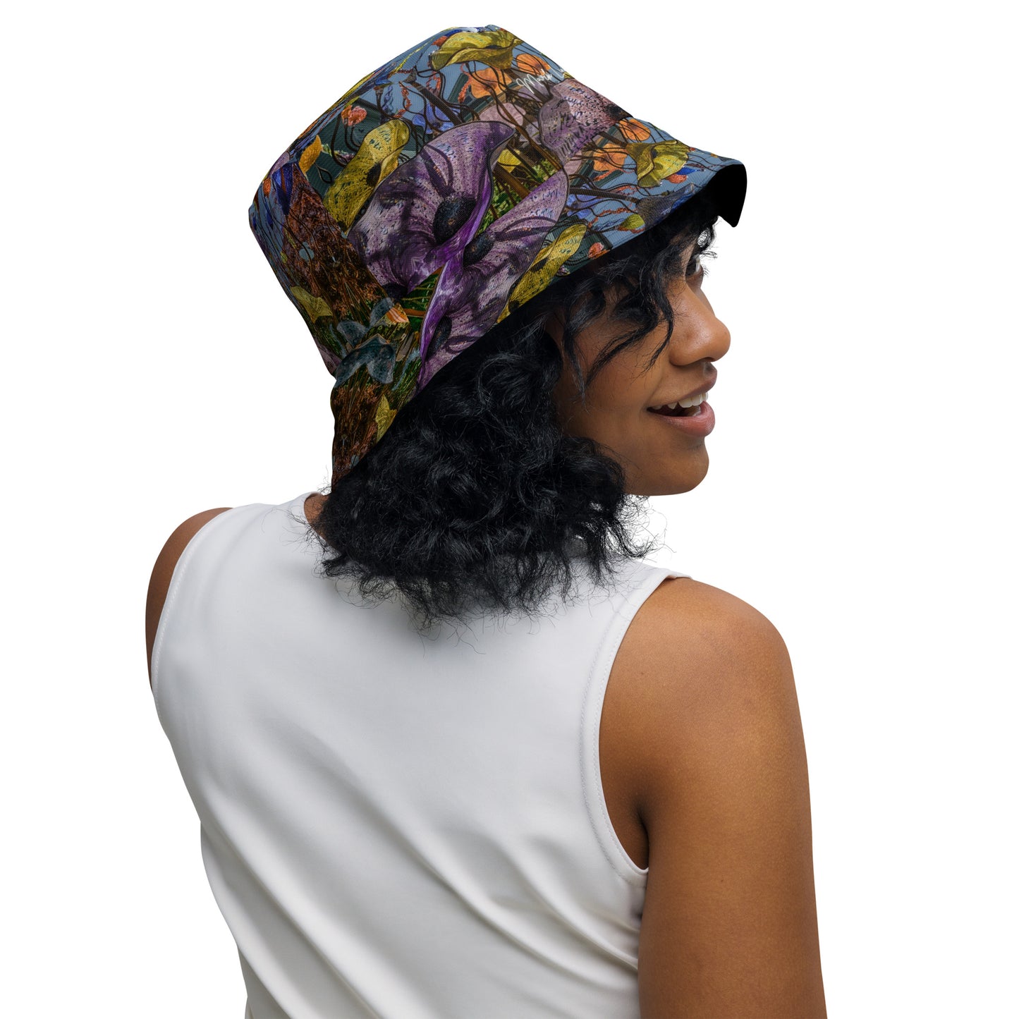 Magic Glass Reversible Bucket Art Hat