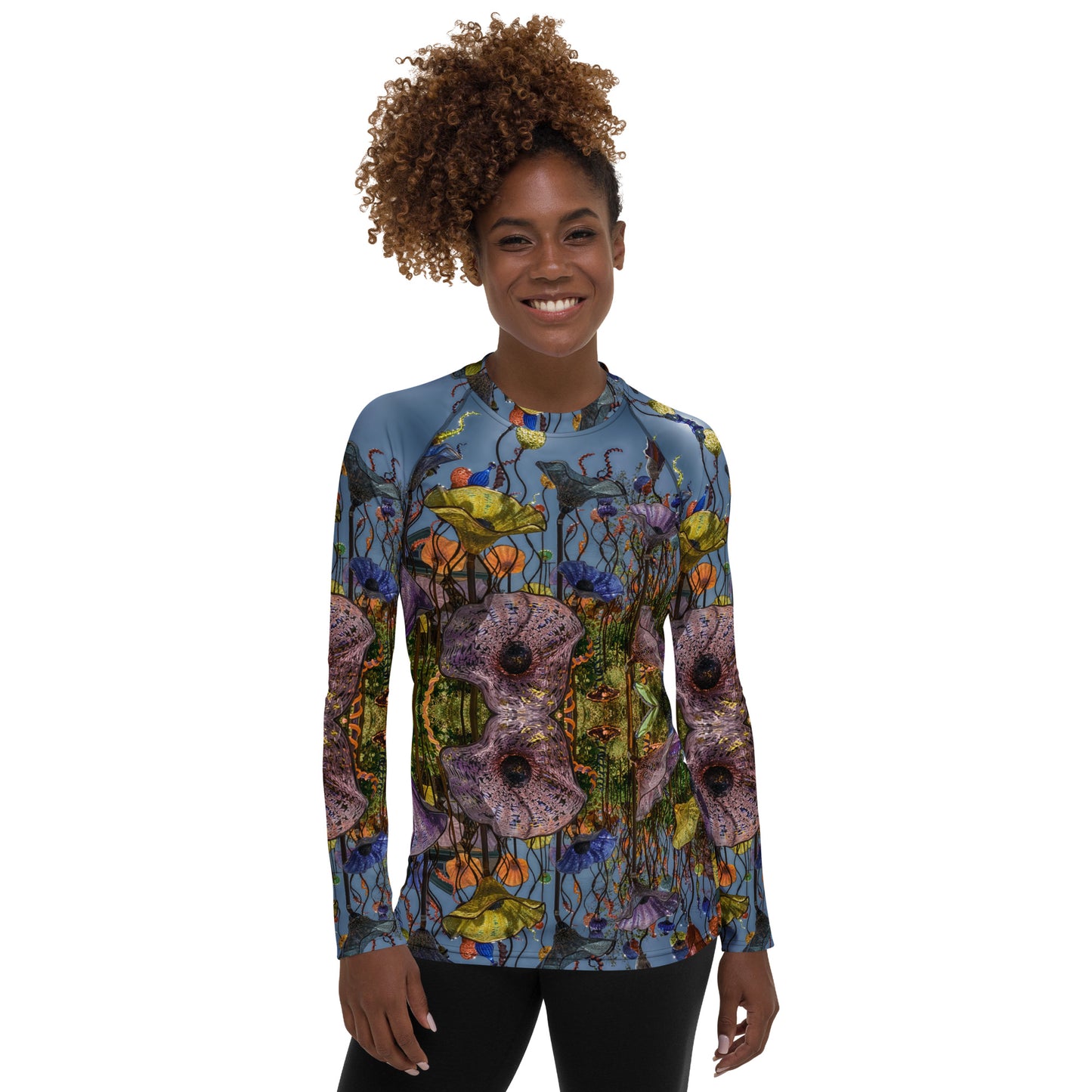 Magic Glass Women's Designer Rash Guard