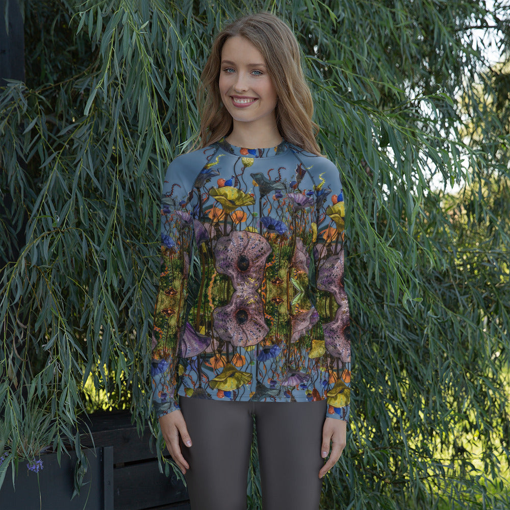 Magic Glass Women's Designer Rash Guard