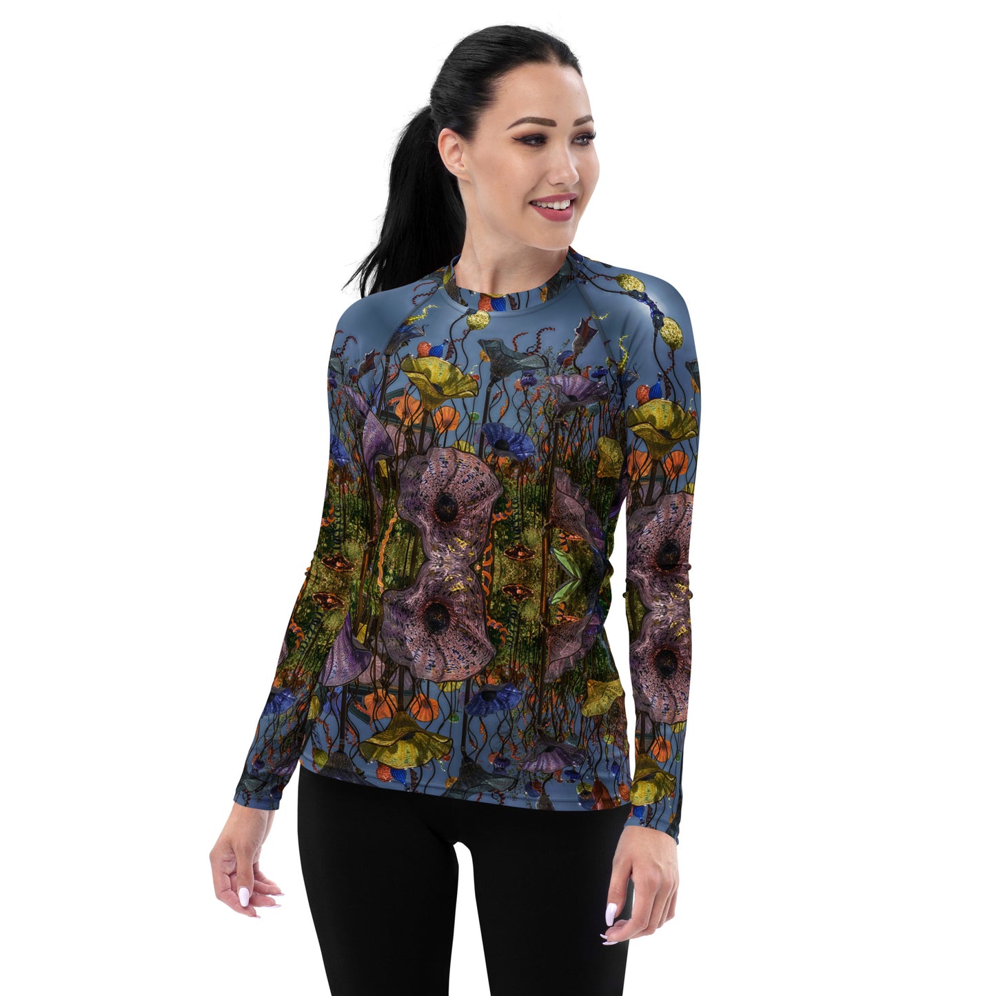 Magic Glass Women's Designer Rash Guard