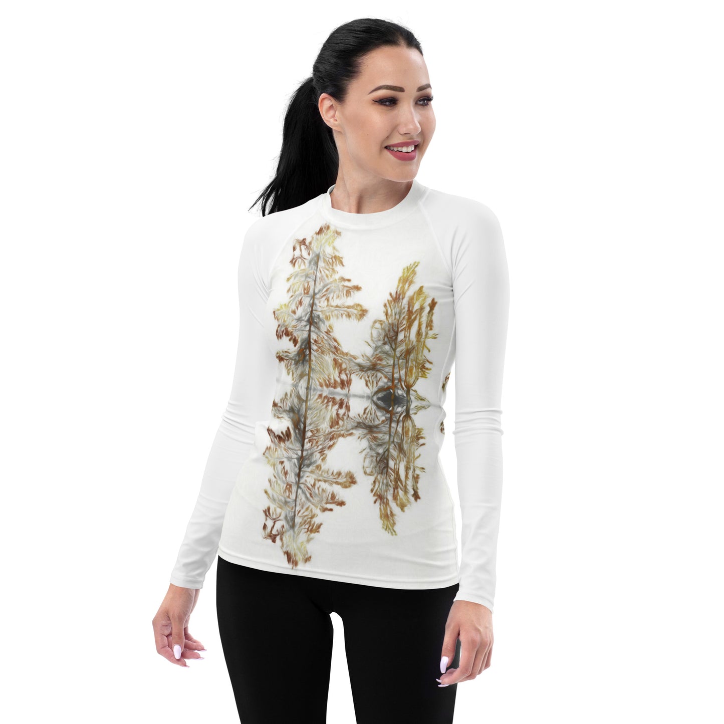 Mirrored Passion Women's Designer Rash Guard