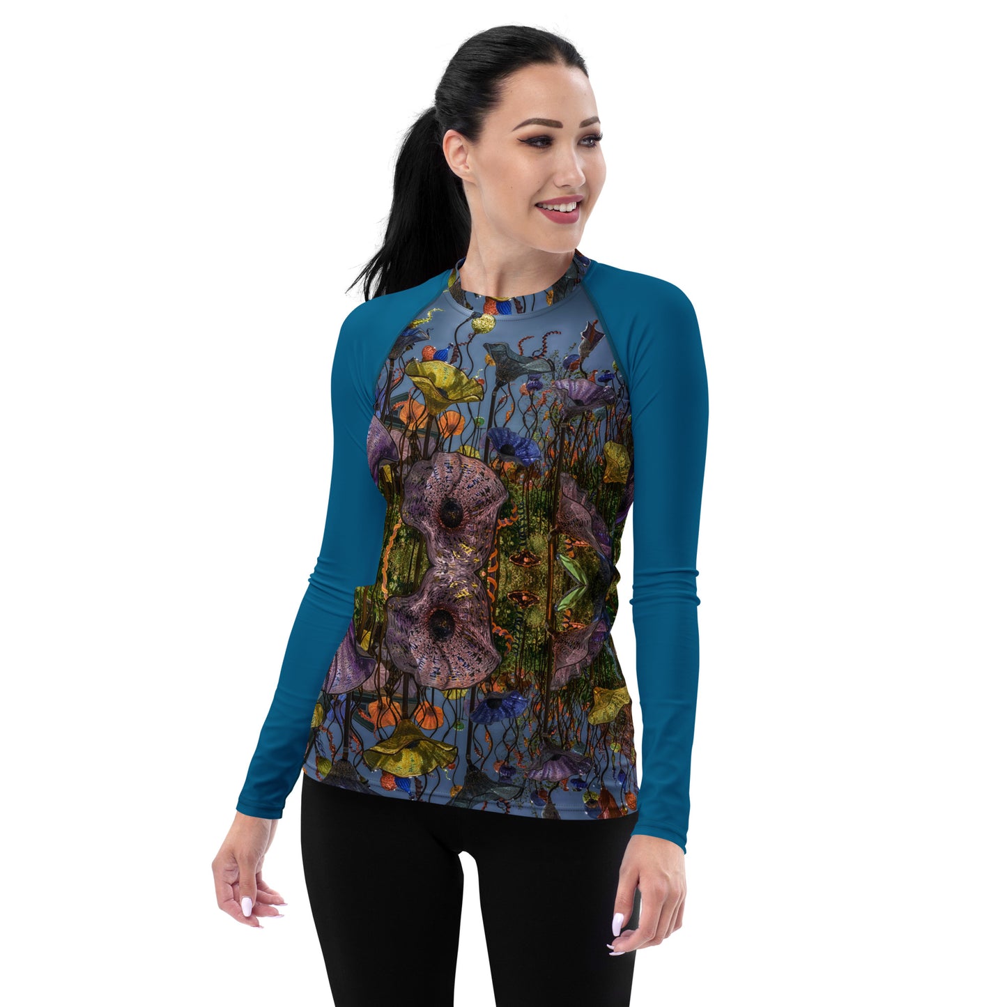 Magic Glass Women's Designer Rash Guard