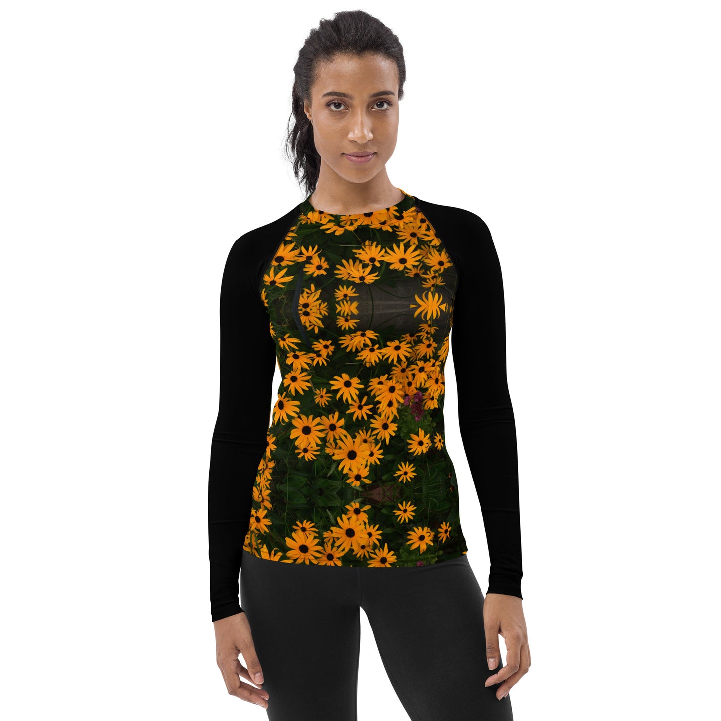 Spring Flower Women's Designer Rash Guard