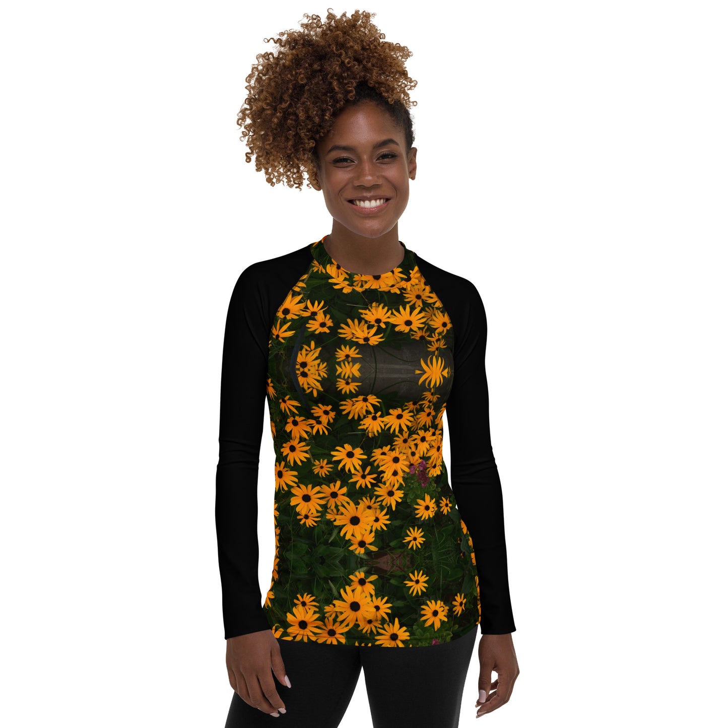 Spring Flower Women's Designer Rash Guard