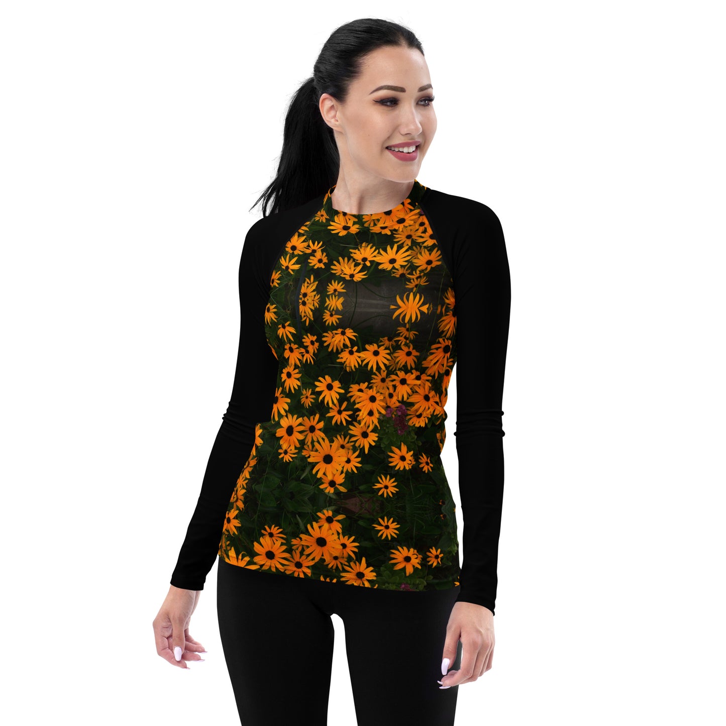 Spring Flower Women's Designer Rash Guard