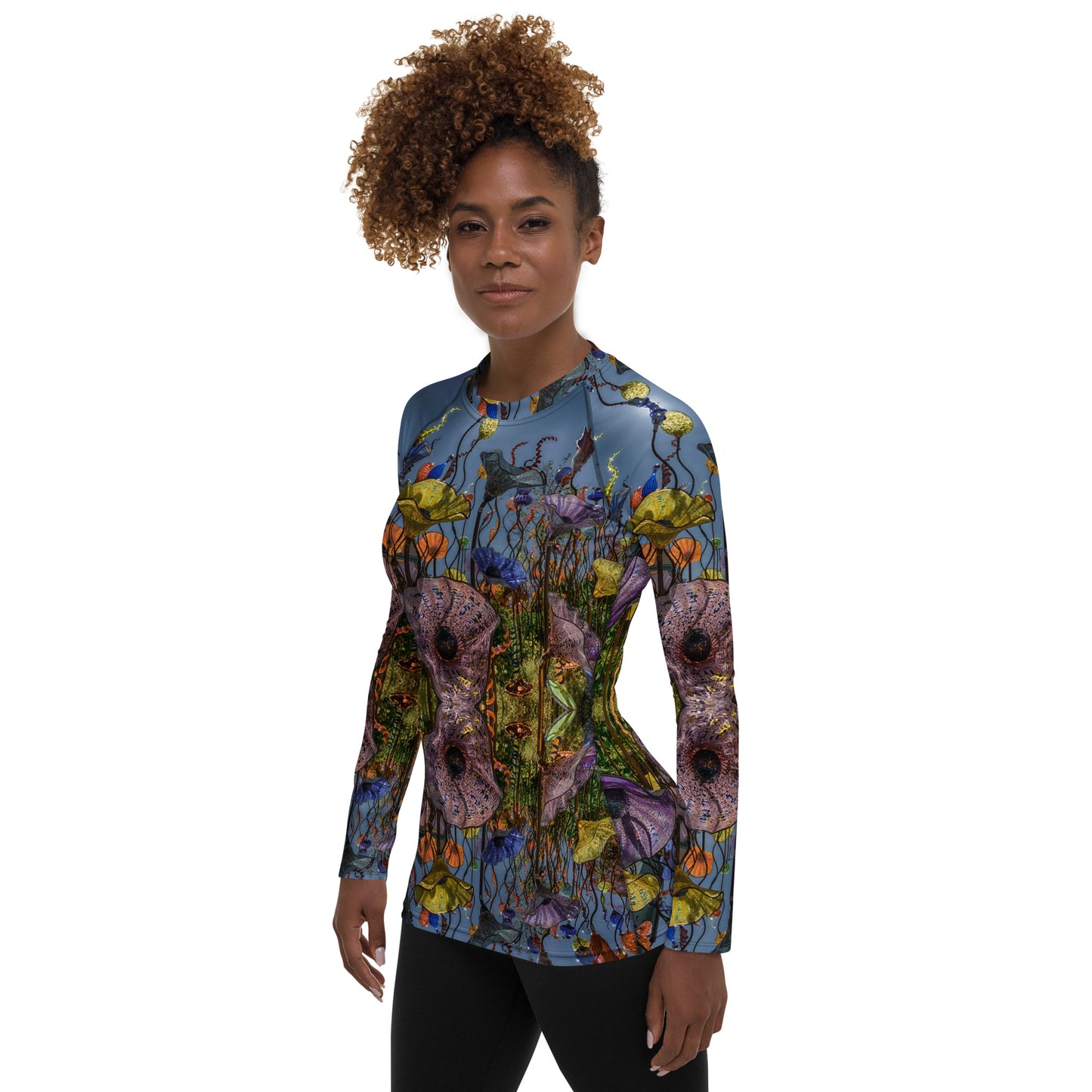 Magic Glass Women's Designer Rash Guard