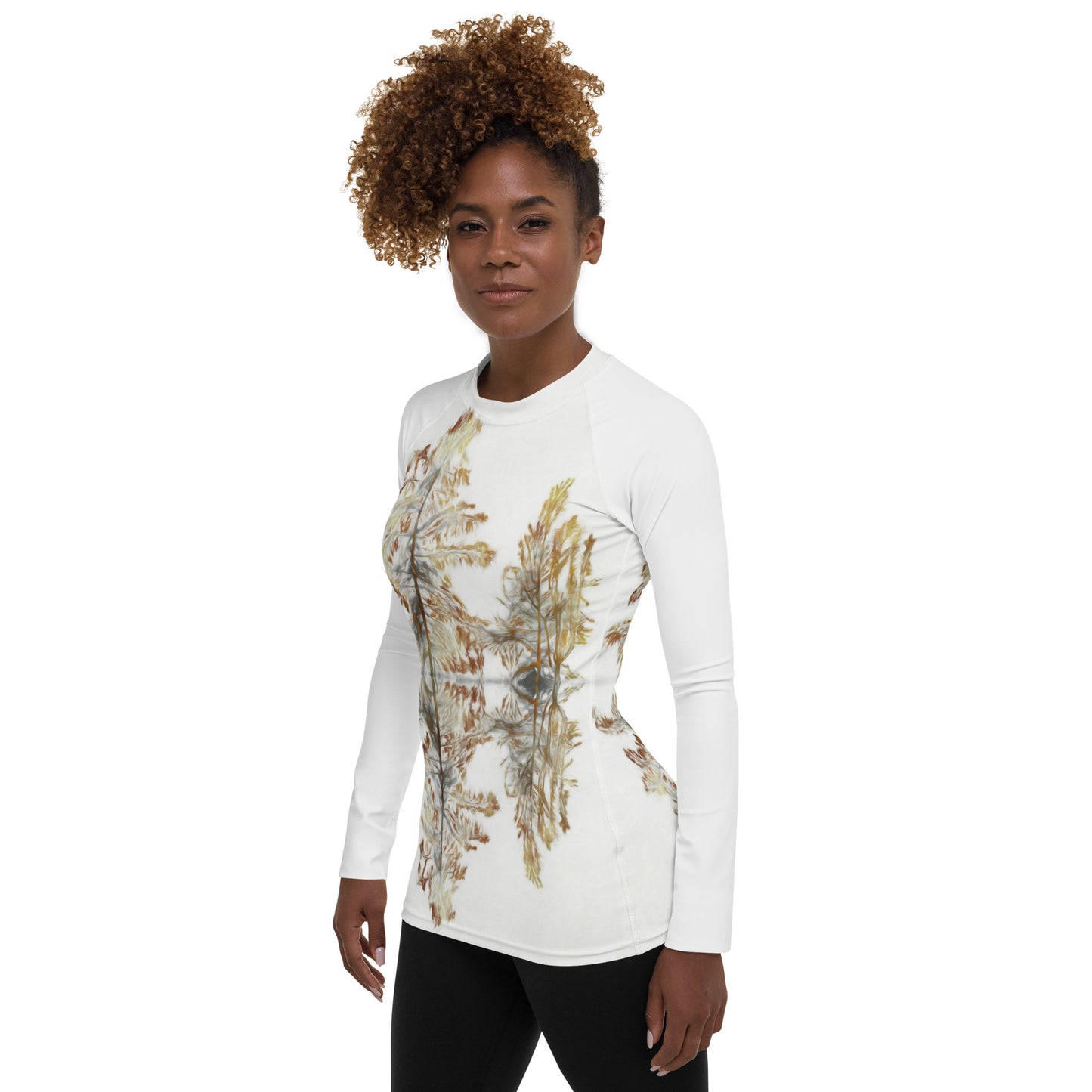 Mirrored Passion Women's Designer Rash Guard