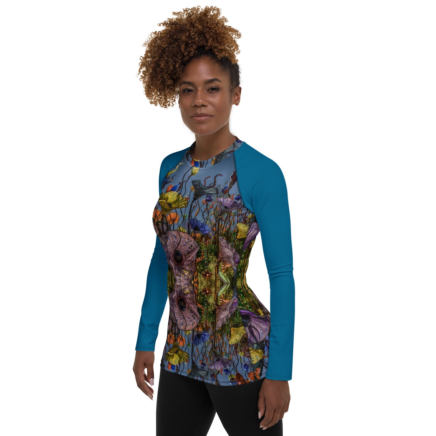 Magic Glass Women's Designer Rash Guard