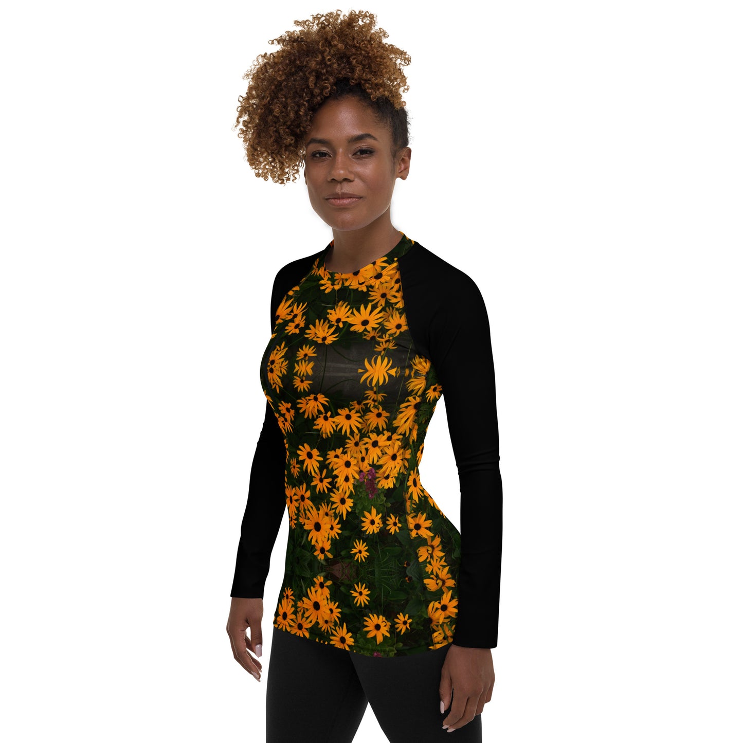 Spring Flower Women's Designer Rash Guard