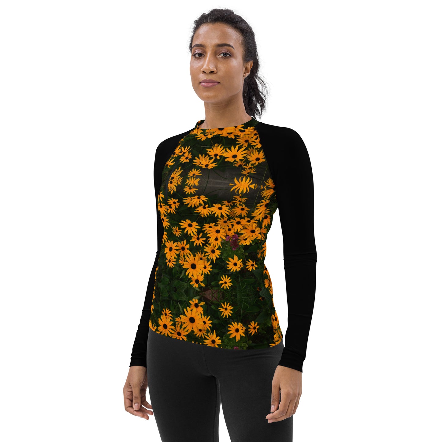 Spring Flower Women's Designer Rash Guard