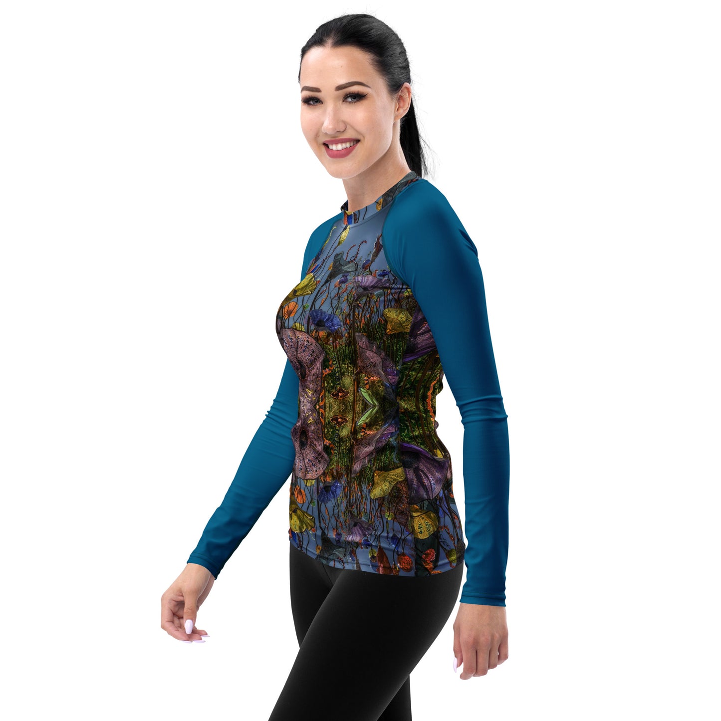 Magic Glass Women's Designer Rash Guard