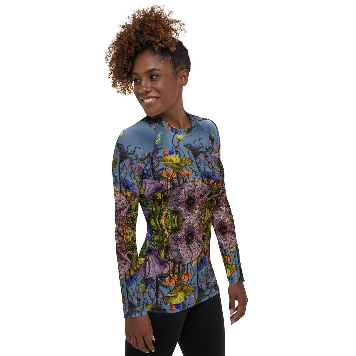 Magic Glass Women's Designer Rash Guard