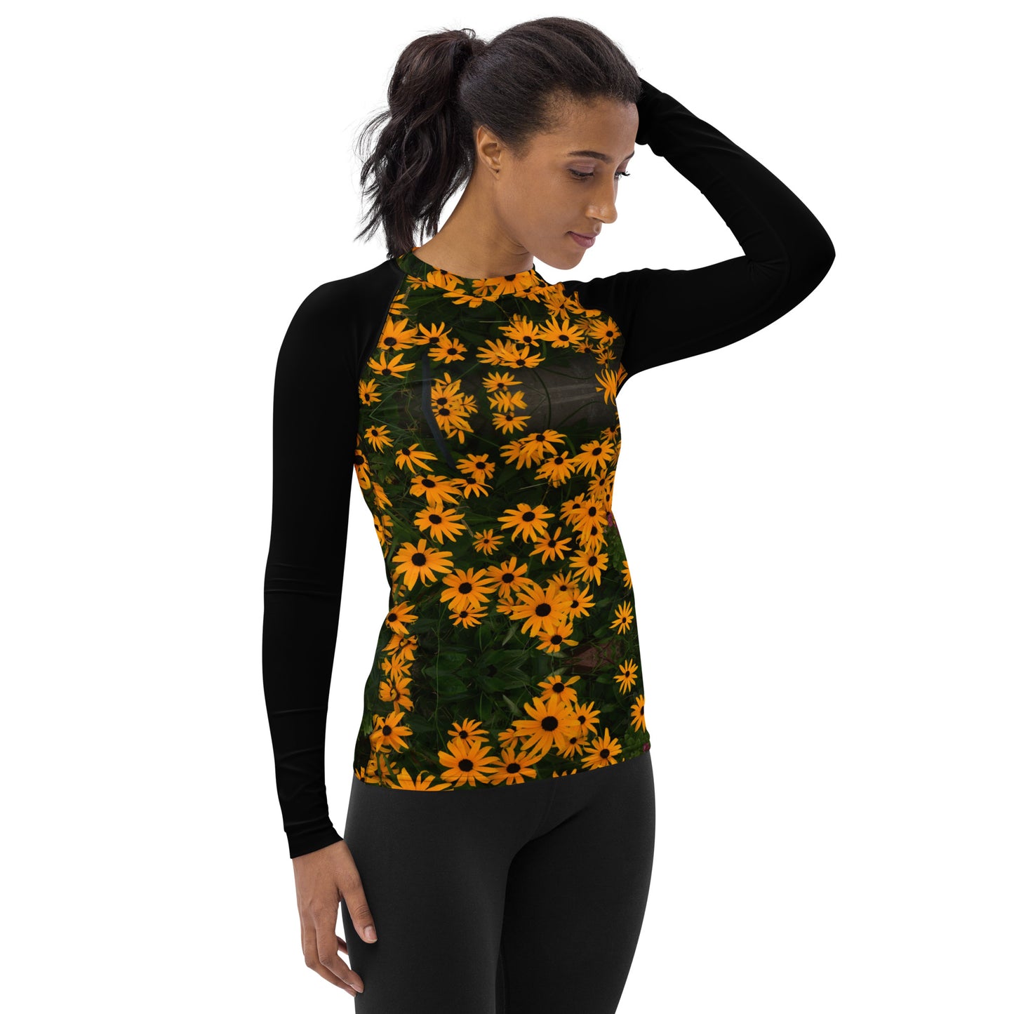 Spring Flower Women's Designer Rash Guard
