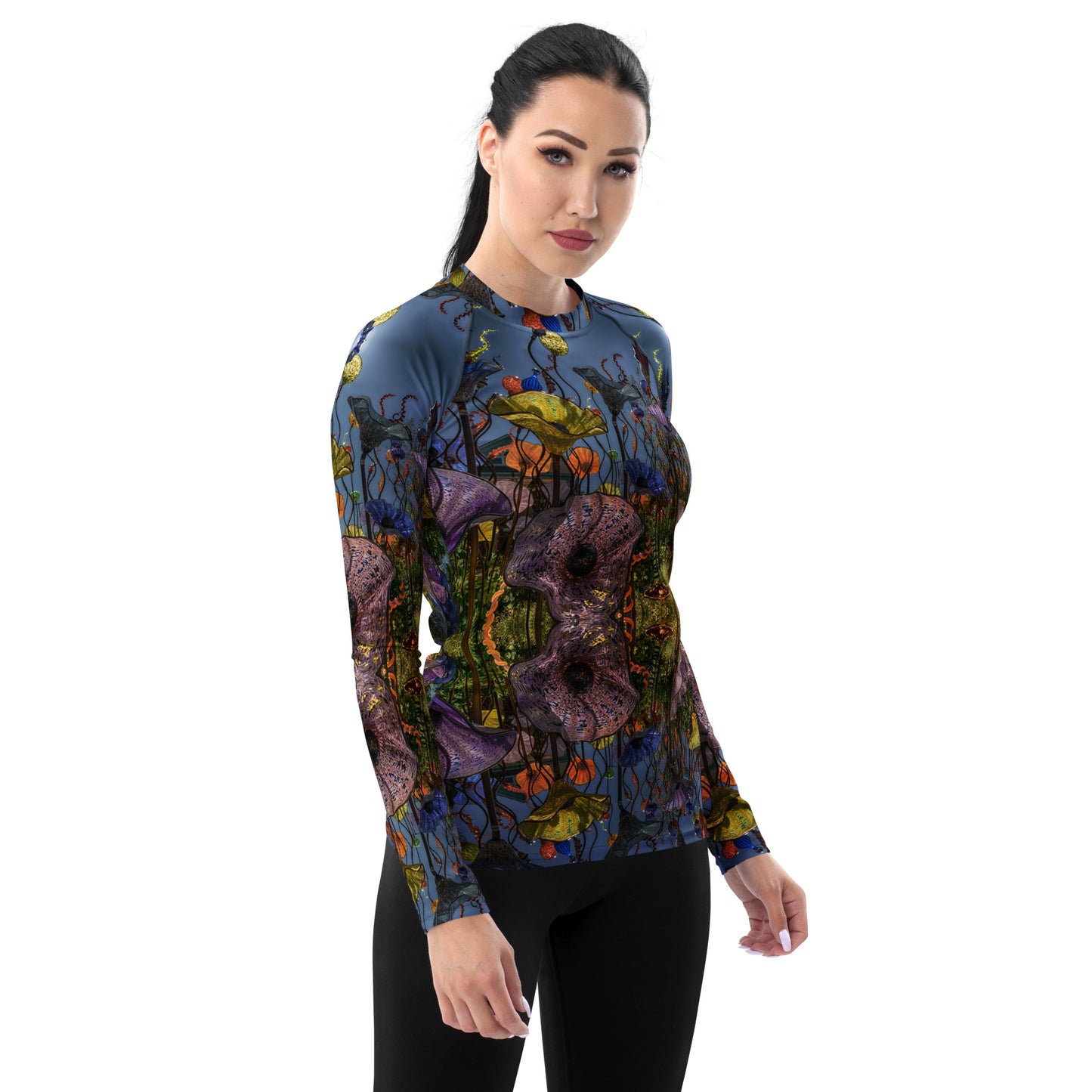 Magic Glass Women's Designer Rash Guard
