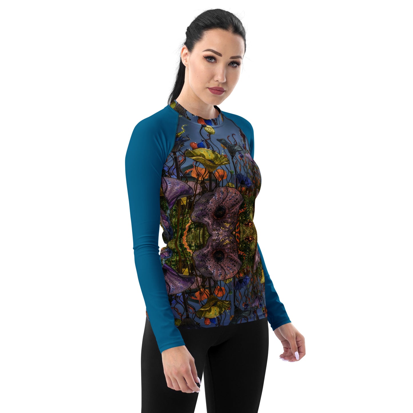 Magic Glass Women's Designer Rash Guard