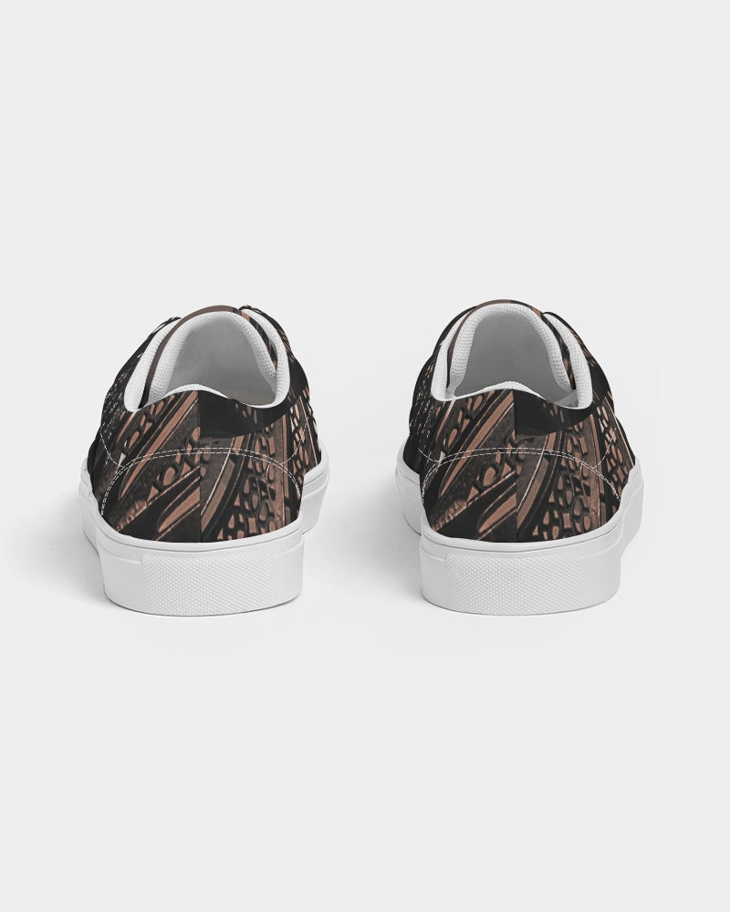 Lighthouse Fibonacci Women's Lace Up Canvas Shoe
