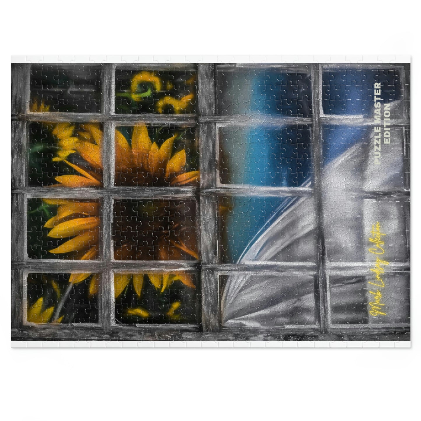 Sunflower Window Jigsaw Puzzle Master (252, 500,1000-Piece)