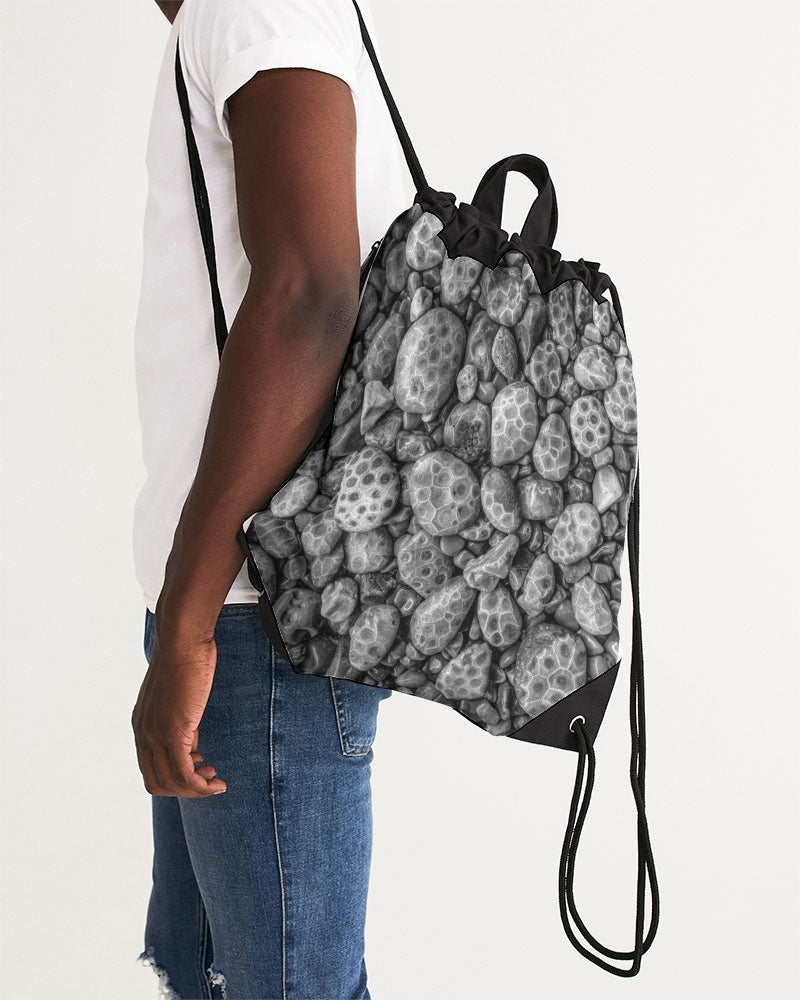 Petoskey Stones Canvas Drawstring Bag
