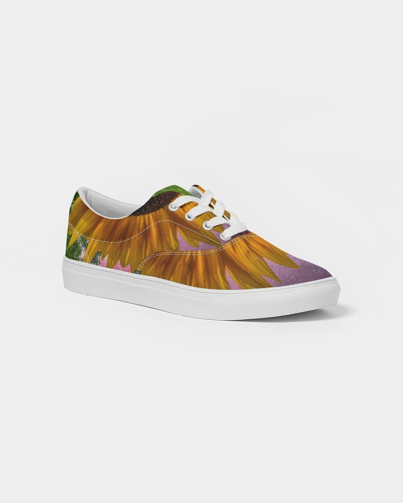Sunflower Cosmos Women's Lace Up Canvas Shoe