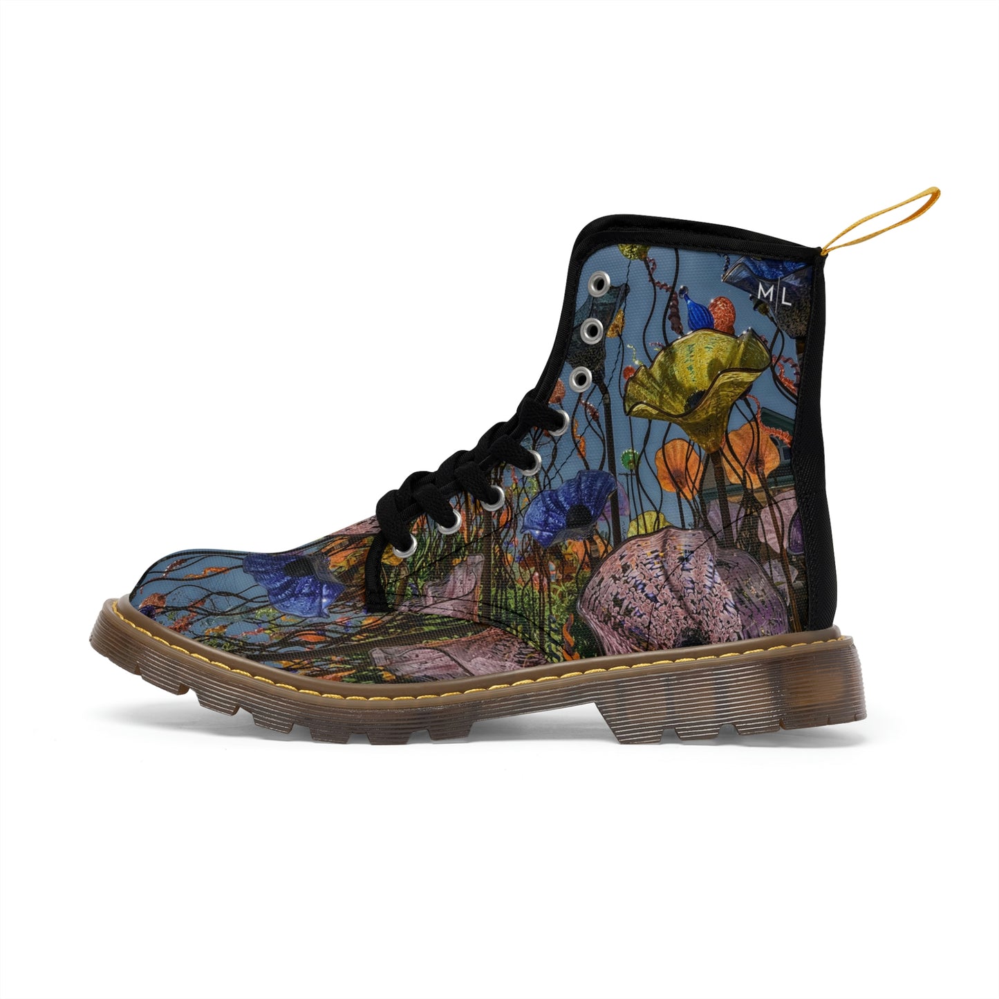 Magic Glass Women's Canvas Art Boots