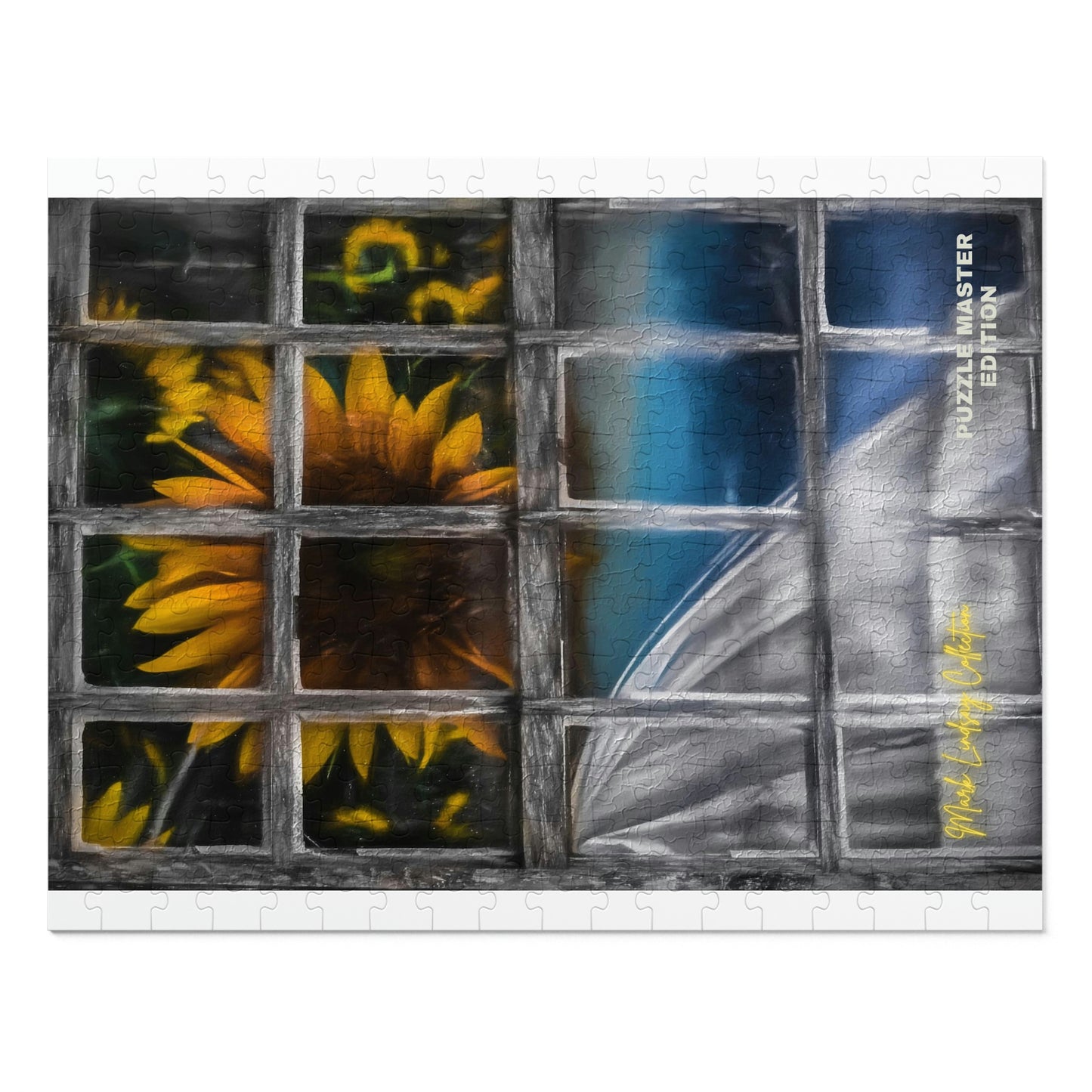 Sunflower Window Jigsaw Puzzle Master (252, 500,1000-Piece)