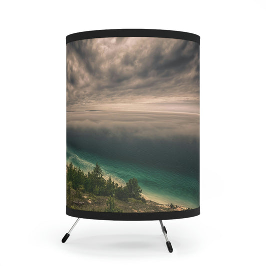 Moods of Sleeping Bear Tripod Art Lamp