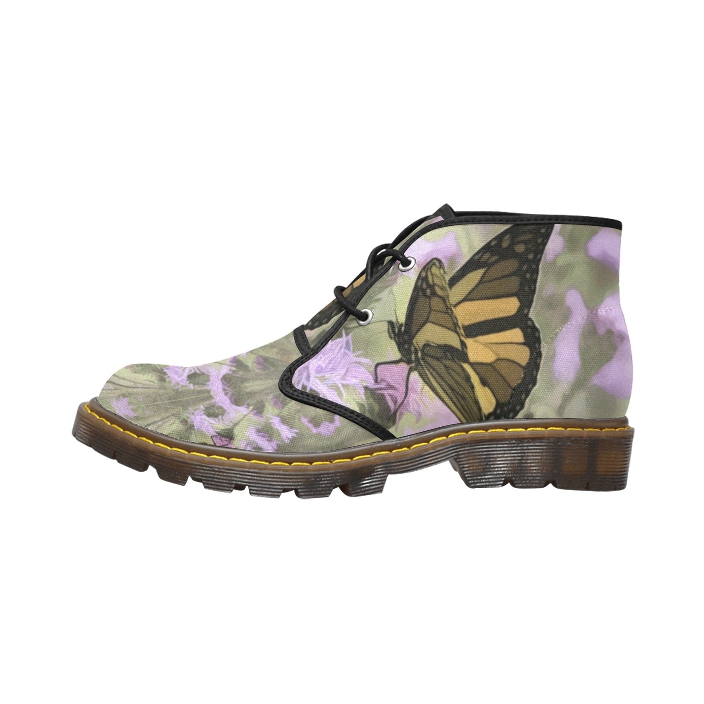 Butterfly Hope Women's Canvas Chukka Boots