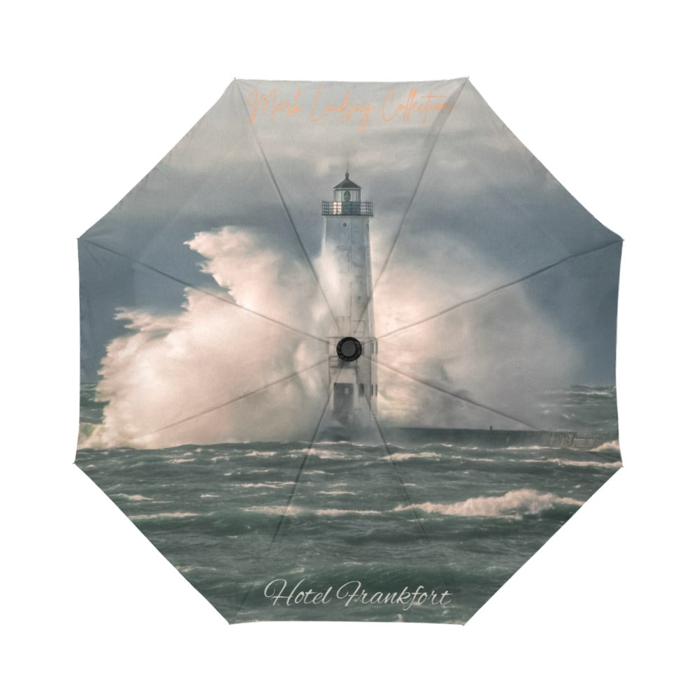 Hotel Frankfort Lighthouse Umbrella Auto-Foldable Umbrella