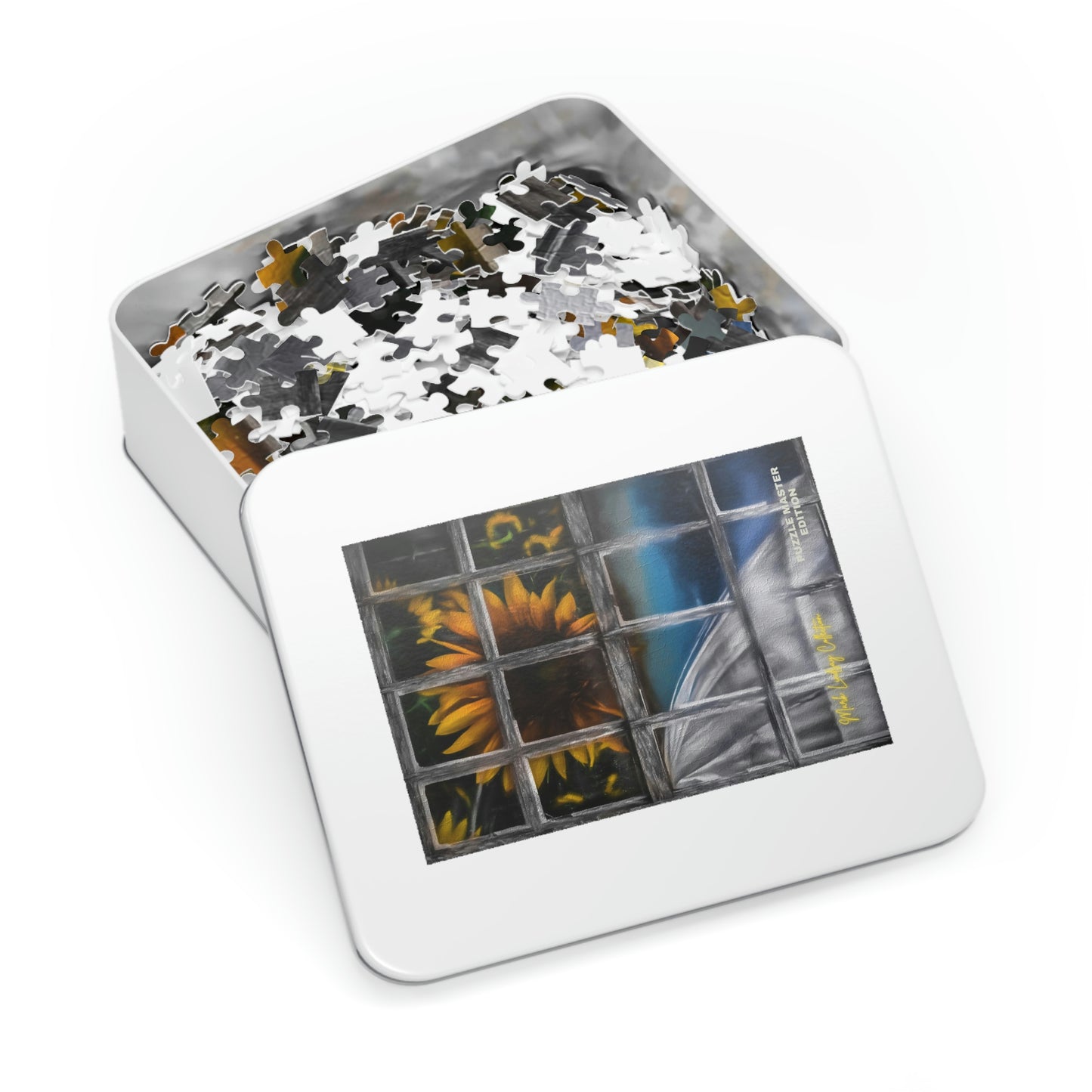 Sunflower Window Jigsaw Puzzle Master (252, 500,1000-Piece)