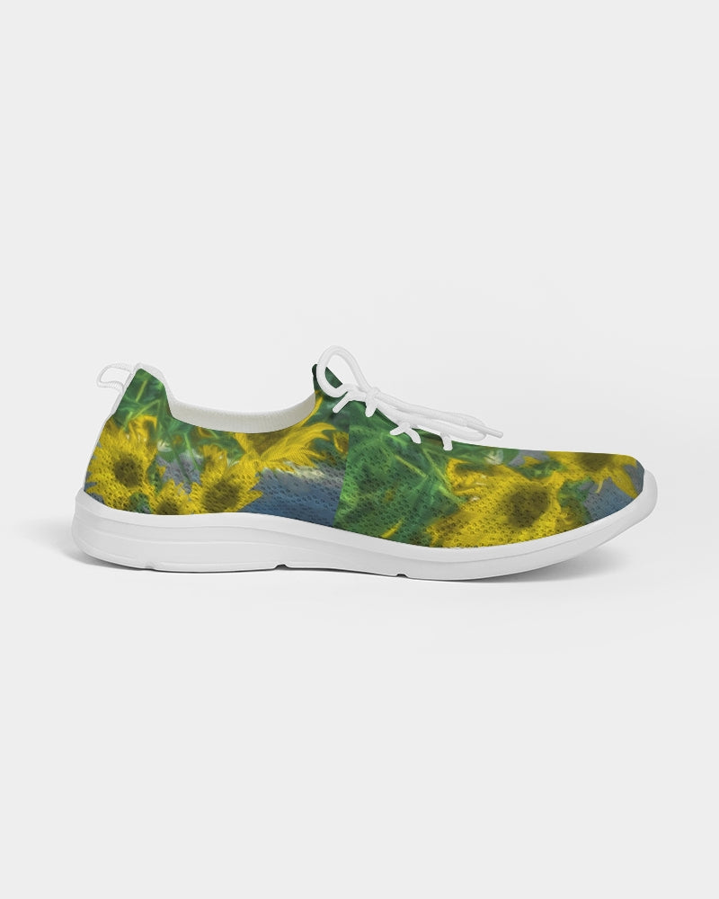 Van Gogh Sunflower Lace Up Flyknit Shoe