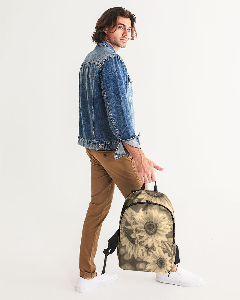 Sunflower Serenity Large Backpack